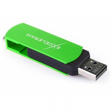 USB флеш накопитель eXceleram 16GB P2 Series Green/Black USB 2.0 Фото 4