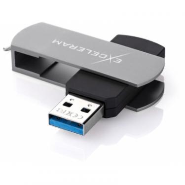 USB флеш накопитель eXceleram 16GB P2 Series Gray/Black USB 3.1 Gen 1 Фото 1