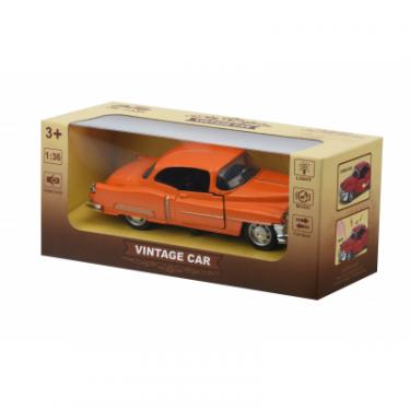 Машина Same Toy Vintage Car со светом и звуком оранжевый Фото 4