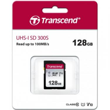 Карта памяти Transcend 128GB SDXC class 10 UHS-I U1 V10 Фото 1