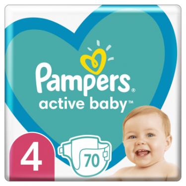 Подгузники Pampers Active Baby Maxi Розмір 4 (9-14 кг) 70 шт Фото