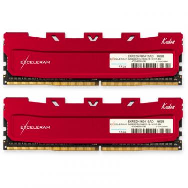 Модуль памяти для компьютера eXceleram DDR4 16GB (2x8GB) 3466 MHz Kudos Red Фото
