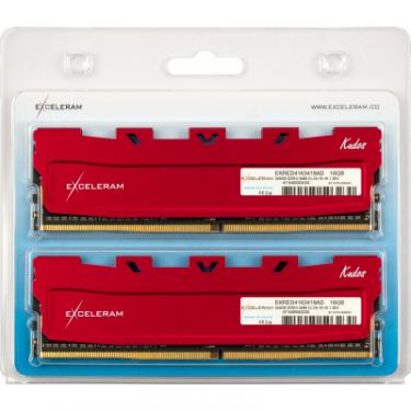 Модуль памяти для компьютера eXceleram DDR4 16GB (2x8GB) 3466 MHz Kudos Red Фото 1