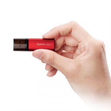 USB флеш накопитель Apacer 16GB AH25B Red USB 3.1 Gen1 Фото 3