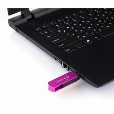 USB флеш накопитель eXceleram 128GB P2 Series Purple/Black USB 3.1 Gen 1 Фото 6