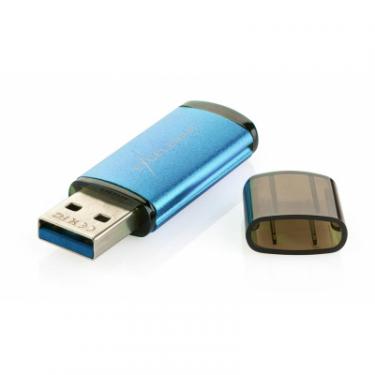 USB флеш накопитель eXceleram 128GB A3 Series Blue USB 3.1 Gen 1 Фото 4