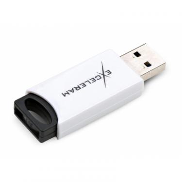 USB флеш накопитель eXceleram 8GB H2 Series White/Black USB 2.0 Фото 1