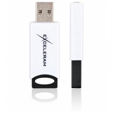 USB флеш накопитель eXceleram 8GB H2 Series White/Black USB 2.0 Фото 3