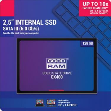 Накопитель SSD Goodram 2.5" 128GB Фото 4