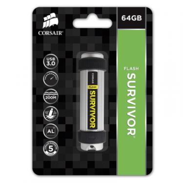 USB флеш накопитель Corsair 64GB Survivor USB 3.0 Фото 4