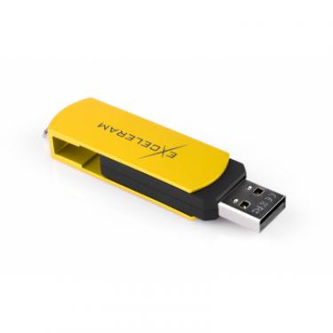 USB флеш накопитель eXceleram 64GB P2 Series Yellow2/Black USB 2.0 Фото 4