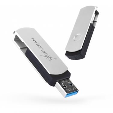 USB флеш накопитель eXceleram 64GB P2 Series White/Black USB 3.1 Gen 1 Фото