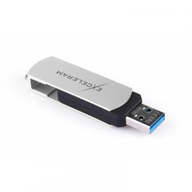 USB флеш накопитель eXceleram 64GB P2 Series White/Black USB 3.1 Gen 1 Фото 4