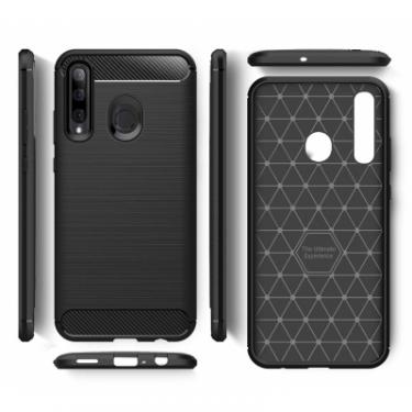 Чехол для мобильного телефона Laudtec для Huawei P Smart 2019 Carbon Fiber (Black) Фото 3