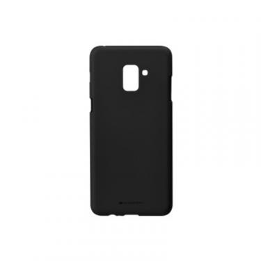 Чехол для мобильного телефона Goospery Samsung Galaxy A8+ (A730) SF Jelly Black Фото