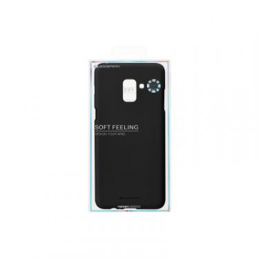 Чехол для мобильного телефона Goospery Samsung Galaxy A8+ (A730) SF Jelly Black Фото 2
