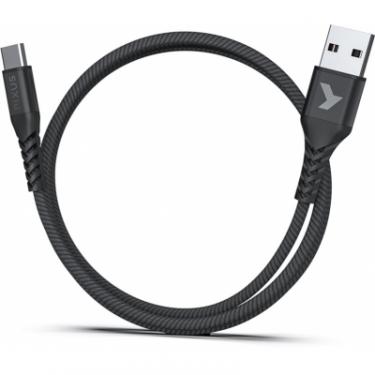 Дата кабель Pixus USB 2.0 AM to Type-C 1.0m Flex Black Фото 1