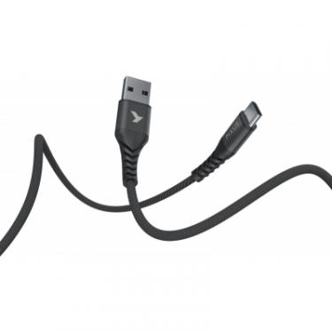 Дата кабель Pixus USB 2.0 AM to Type-C 1.0m Flex Black Фото 3
