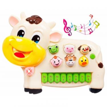 Развивающая игрушка BeBeLino Интерактивная панель Музыкальная коровка Фото 2