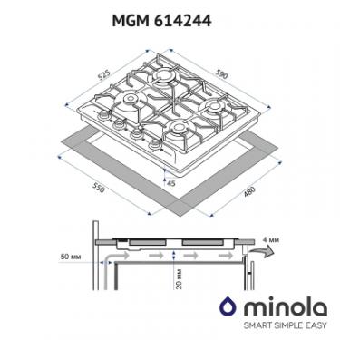 Варочная поверхность Minola MGM 614244 IV Фото 9