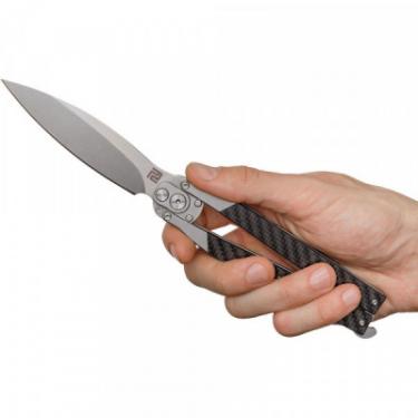 Нож Artisan Kinetic Balisong, D2, CF Фото 4