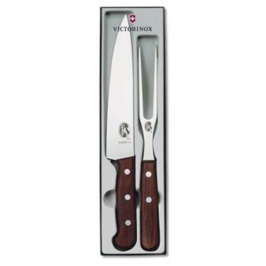 Набор ножей Victorinox Wood нож + вилка, розовое дерево Фото