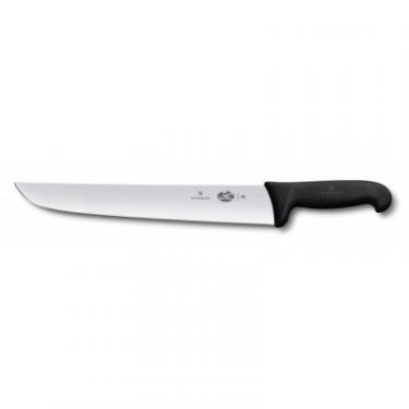 Кухонный нож Victorinox Fibrox разделочный 31 см, черный Фото