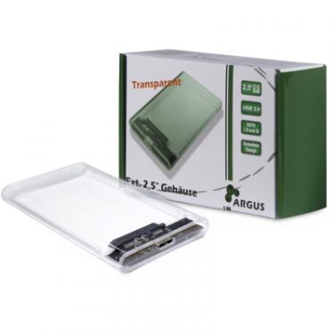 Карман внешний Argus 2.5' SATA III, max 4TB ,USB 3.0 Фото