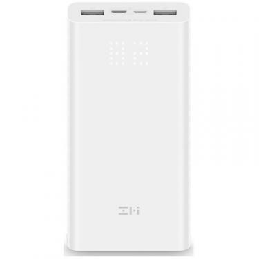 Батарея универсальная ZMI Aura 20000mAh Type-C 2*USB QC2.0/3.0 White Фото 1