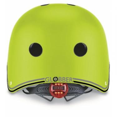 Шлем Globber защитный с фонариком Зеленый 48-53см (XS/S) Фото 1