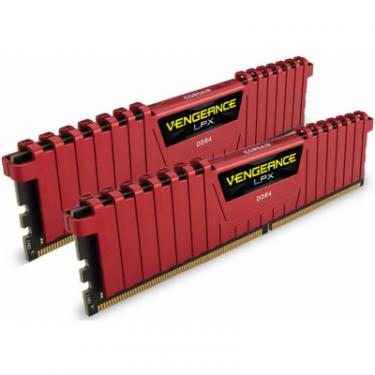 Модуль памяти для компьютера Corsair DDR4 32GB (2x16GB) 2666 MHz Vengeance LPX Red Фото 2