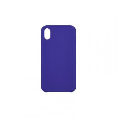 Чехол для мобильного телефона 2E Apple iPhone XS, Liquid Silicone, Deep Purple Фото