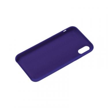 Чехол для мобильного телефона 2E Apple iPhone XS, Liquid Silicone, Deep Purple Фото 1