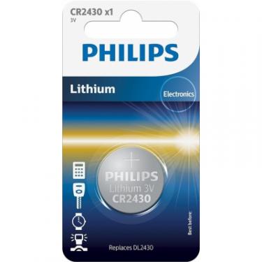 Батарейка Philips CR2430 Lithium * 1 Фото