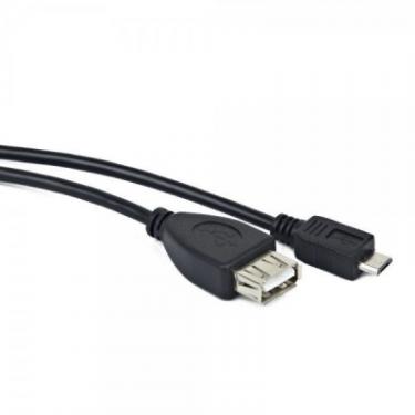 Дата кабель Maxxter OTG USB 2.0 AF to Micro 5P 0.15m Фото 1