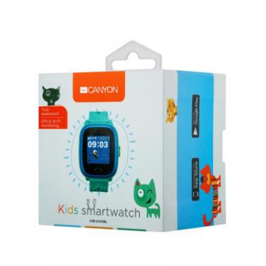 Смарт-часы Canyon CNE-KW51BL Kids smartwatch GPS Blue Фото 3