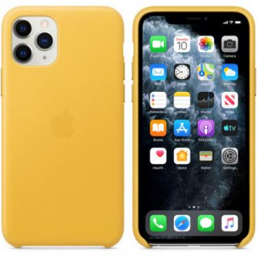 Чехол для мобильного телефона Apple iPhone 11 Pro Leather Case - Meyer Lemon Фото 4