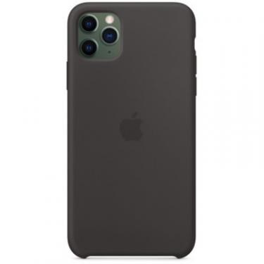 Чехол для мобильного телефона Apple iPhone 11 Pro Max Silicone Case - Black Фото 2