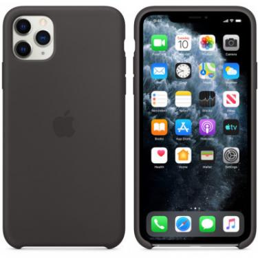 Чехол для мобильного телефона Apple iPhone 11 Pro Max Silicone Case - Black Фото 5