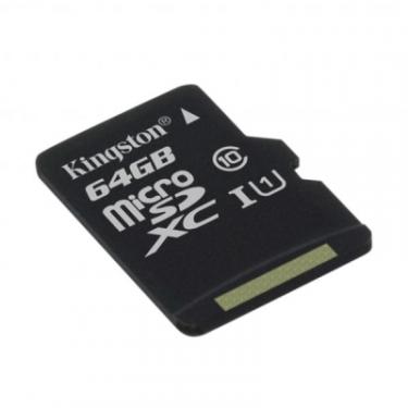 Карта памяти Kingston 64GB microSDXC Class 10 Canvas Select Plus 100R A1 Фото 1