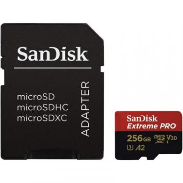 Карта памяти SanDisk 256GB microSDXC class 10 V30 UHS-I U3 Extreme Pro Фото