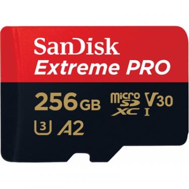 Карта памяти SanDisk 256GB microSDXC class 10 V30 UHS-I U3 Extreme Pro Фото 1
