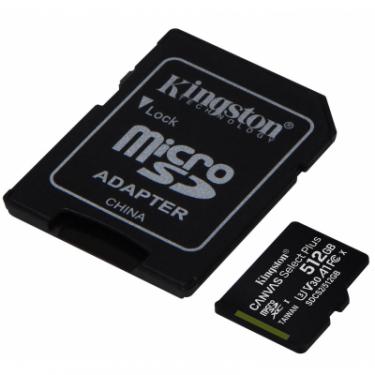 Карта памяти Kingston 512GB microSD class 10 A1 Canvas Select Plus Фото 1