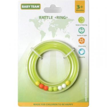 Погремушка Baby Team Кольцо зеленое Фото 1