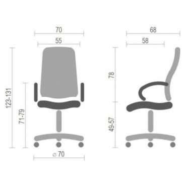 Офисное кресло Аклас Аризона Soft EX MB Черное Фото 5