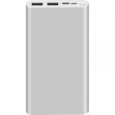 Батарея универсальная Xiaomi Mi 3 NEW Power bank 10000mAh QC2.0 in/out, PLM13ZM Фото