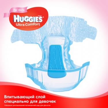 Подгузники Huggies Ultra Comfort 3 (5-9 кг) для дівчаток 21 шт Фото 4