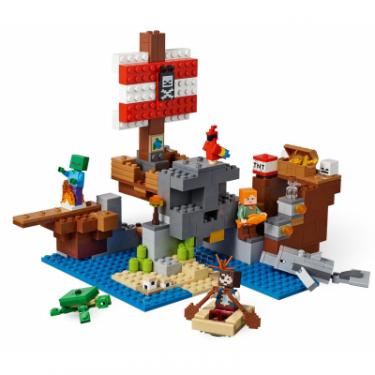 Конструктор LEGO MINECRAFT Приключения на пиратском корабле 386 дет Фото 3