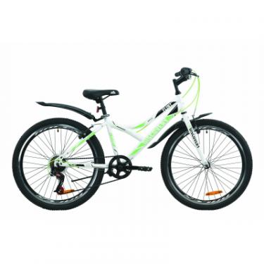 Велосипед Discovery 24" FLINT Vbr рама-14" St 2020 бело-зеленый Фото