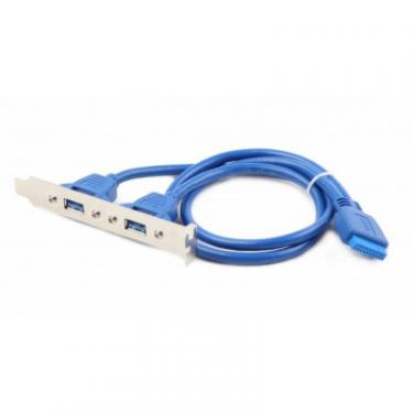 Кабель для передачи данных Cablexpert USB 3.0 розетка на кронштейні 10P 45 см Фото 1
